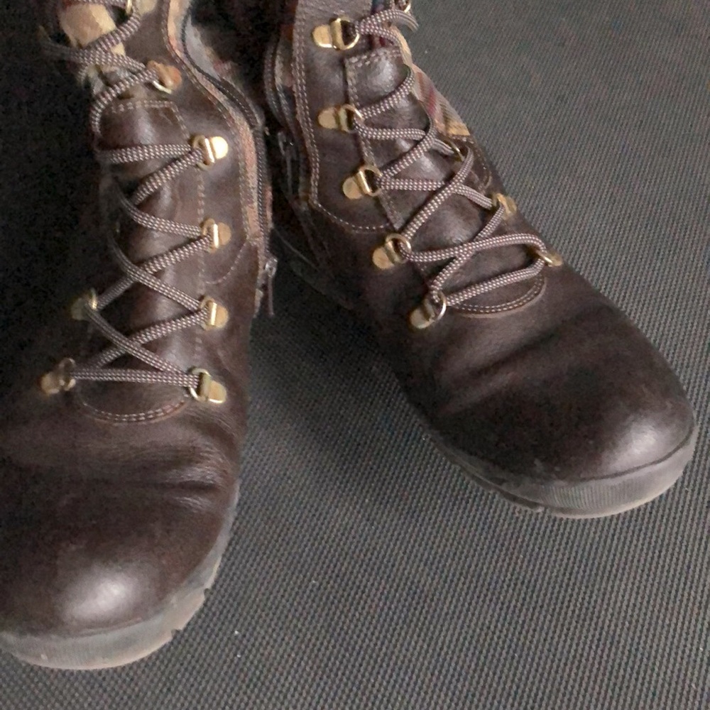PAJAR (EUR 39) leather plaid boots - Picture 11 of 15